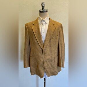 Paul Stuart Classic Made in USA Wool & Silk‎ Hopsack Deconstructed Jacket 46 R